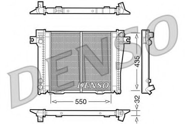 Imagine Radiator, racire motor DENSO DRM05036