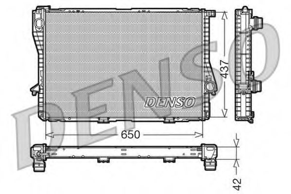 Imagine Radiator, racire motor DENSO DRM05047