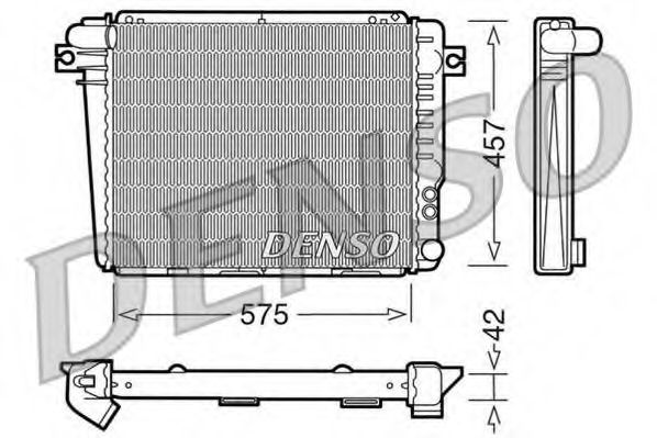 Imagine Radiator, racire motor DENSO DRM05050