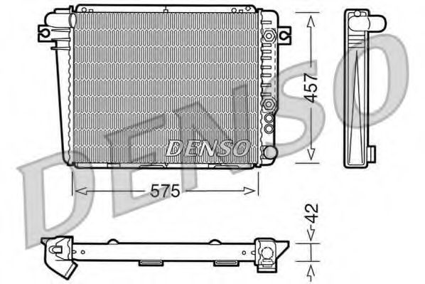 Imagine Radiator, racire motor DENSO DRM05051