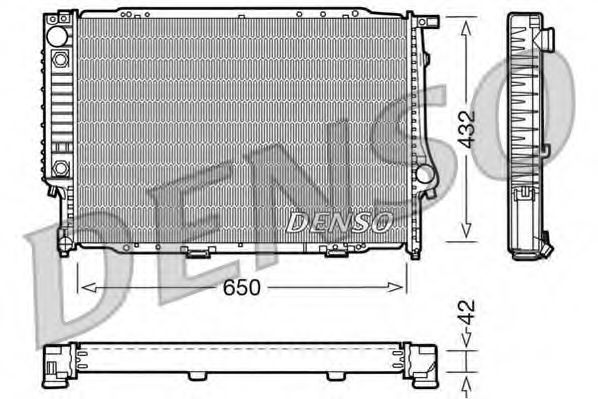 Imagine Radiator, racire motor DENSO DRM05054