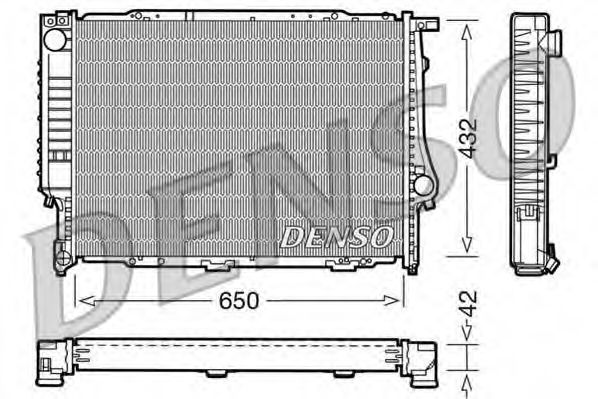 Imagine Radiator, racire motor DENSO DRM05055