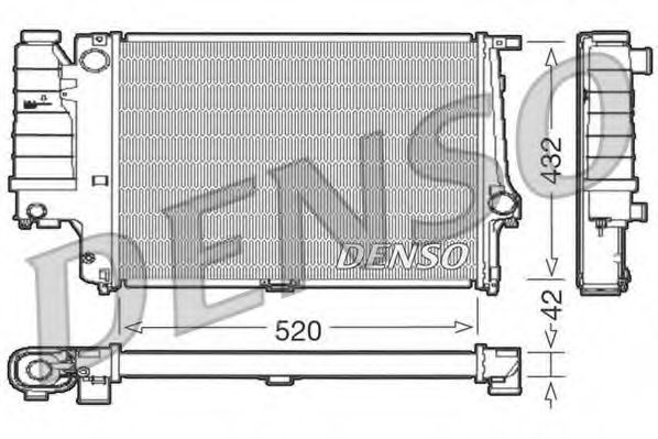 Imagine Radiator, racire motor DENSO DRM05064