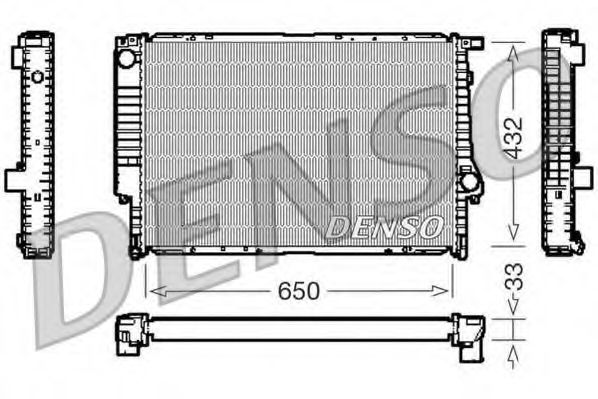 Imagine Radiator, racire motor DENSO DRM05066