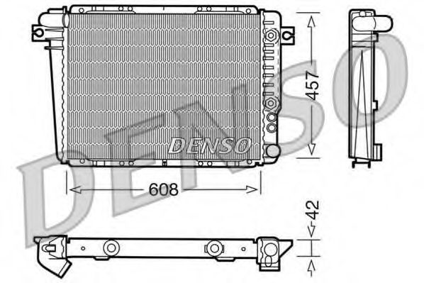 Imagine Radiator, racire motor DENSO DRM05070