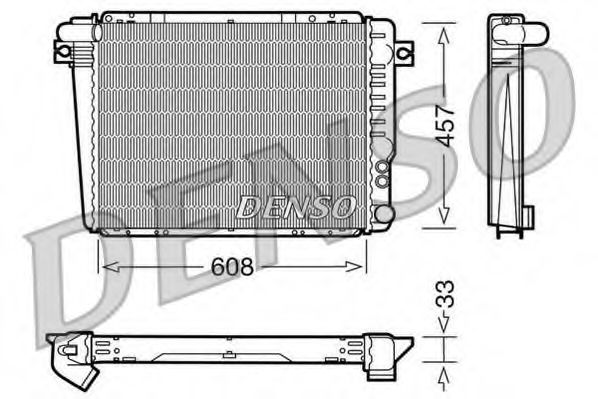 Imagine Radiator, racire motor DENSO DRM05072