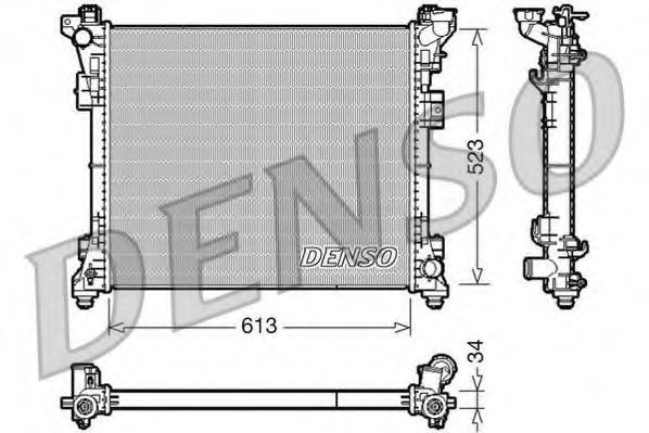 Imagine Radiator, racire motor DENSO DRM06006