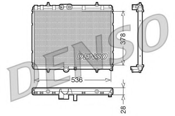 Imagine Radiator, racire motor DENSO DRM07015