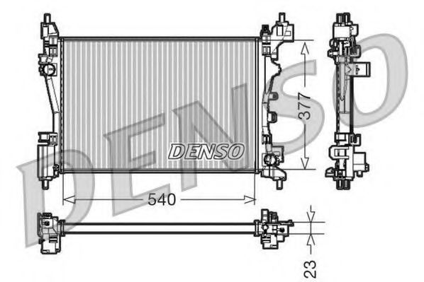 Imagine Radiator, racire motor DENSO DRM07042