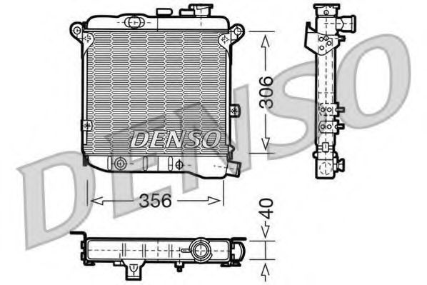 Imagine Radiator, racire motor DENSO DRM09003