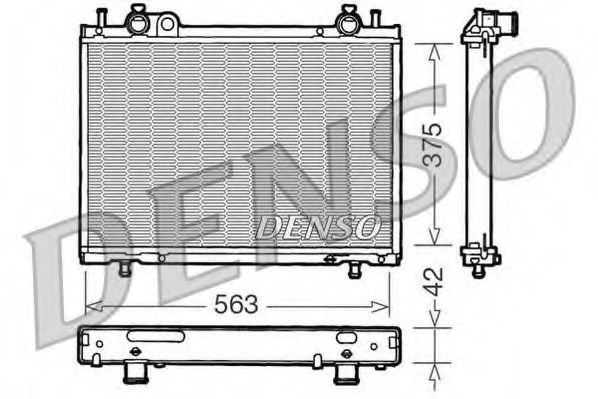 Imagine Radiator, racire motor DENSO DRM09021