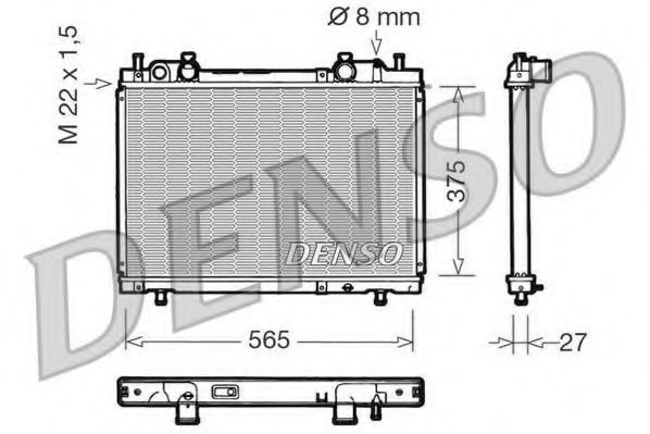 Imagine Radiator, racire motor DENSO DRM09026