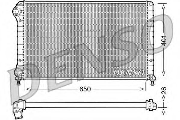 Imagine Radiator, racire motor DENSO DRM09061