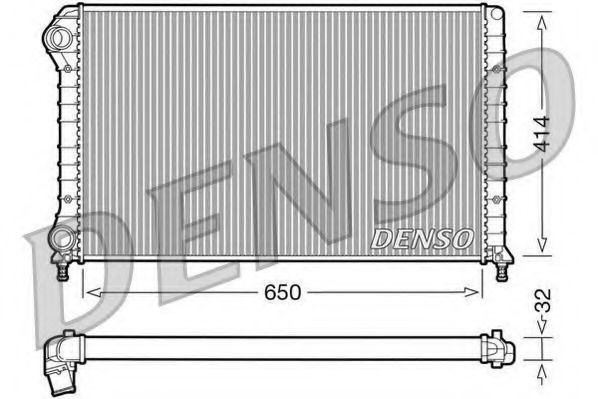 Imagine Radiator, racire motor DENSO DRM09062