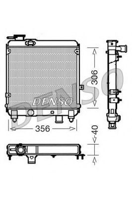 Imagine Radiator, racire motor DENSO DRM09081