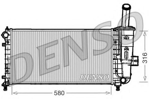 Imagine Radiator, racire motor DENSO DRM09102