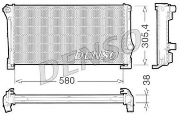 Imagine Radiator, racire motor DENSO DRM09107