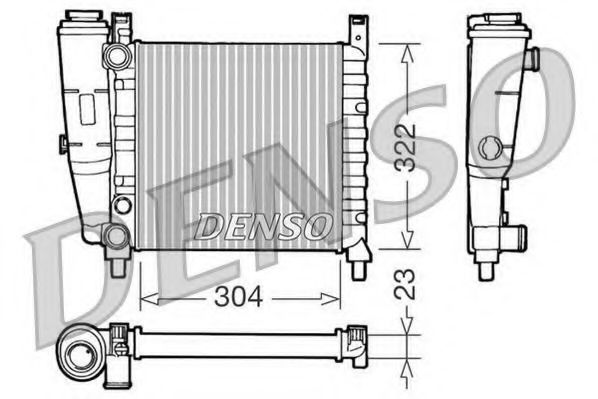 Imagine Radiator, racire motor DENSO DRM09140