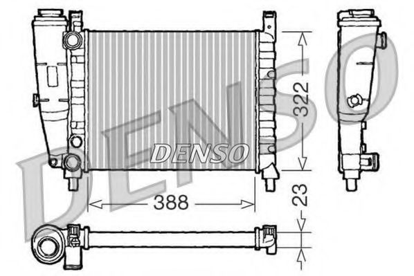 Imagine Radiator, racire motor DENSO DRM09142