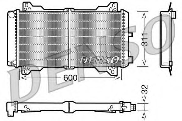 Imagine Radiator, racire motor DENSO DRM10012