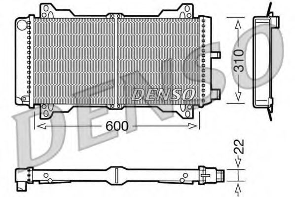 Imagine Radiator, racire motor DENSO DRM10013