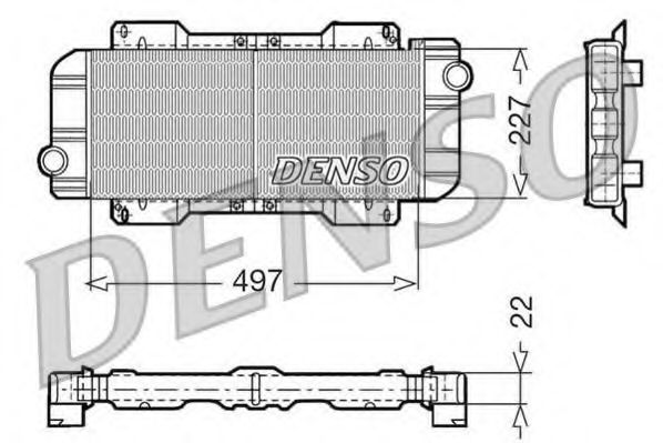 Imagine Radiator, racire motor DENSO DRM10019