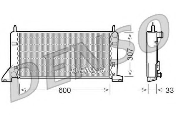 Imagine Radiator, racire motor DENSO DRM10021