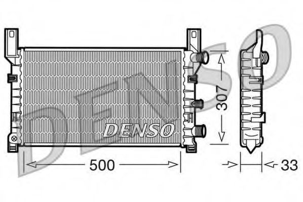 Imagine Radiator, racire motor DENSO DRM10035