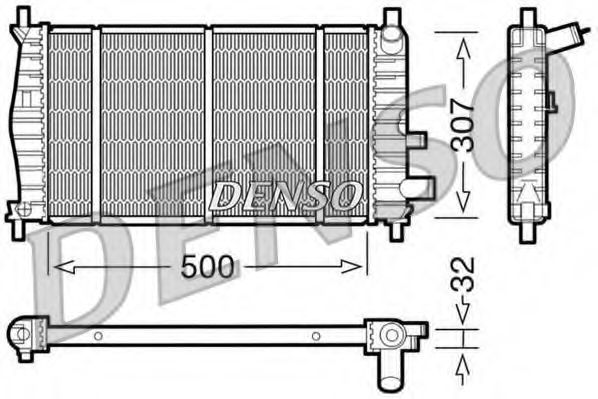 Imagine Radiator, racire motor DENSO DRM10042