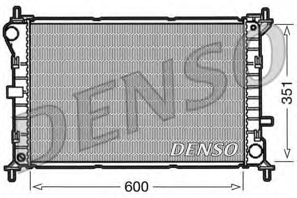 Imagine Radiator, racire motor DENSO DRM10051