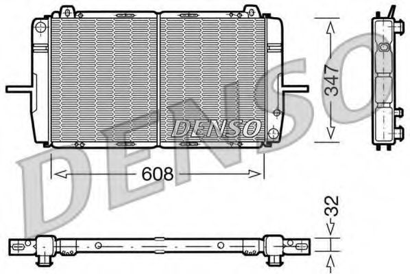 Imagine Radiator, racire motor DENSO DRM10080