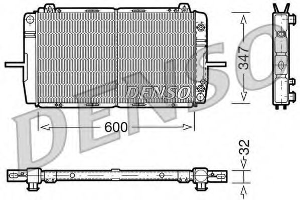 Imagine Radiator, racire motor DENSO DRM10083