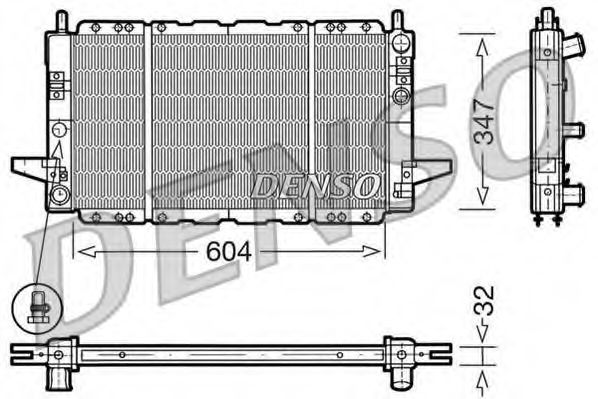 Imagine Radiator, racire motor DENSO DRM10086