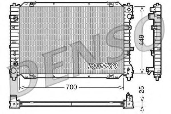 Imagine Radiator, racire motor DENSO DRM10089