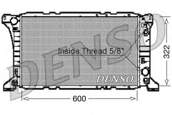 Imagine Radiator, racire motor DENSO DRM10096