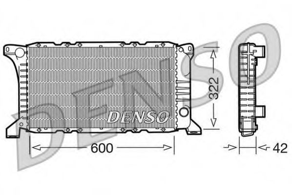 Imagine Radiator, racire motor DENSO DRM10097