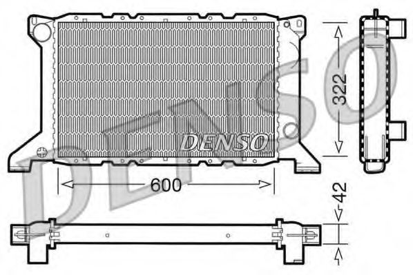 Imagine Radiator, racire motor DENSO DRM10098