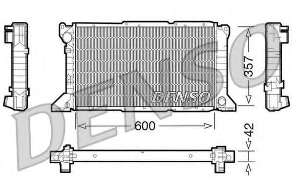 Imagine Radiator, racire motor DENSO DRM10100