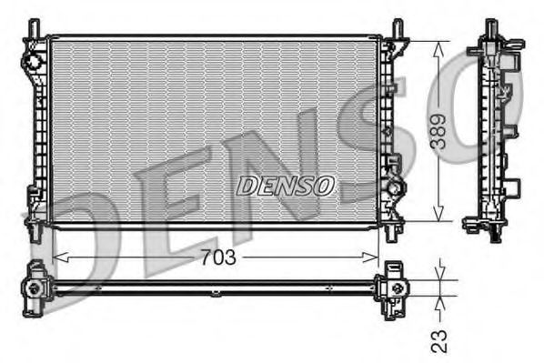 Imagine Radiator, racire motor DENSO DRM10108