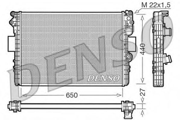 Imagine Radiator, racire motor DENSO DRM12002