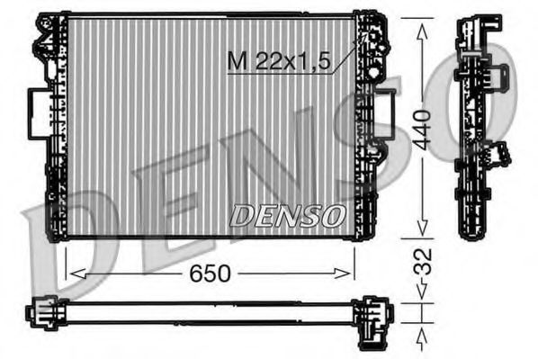 Imagine Radiator, racire motor DENSO DRM12005