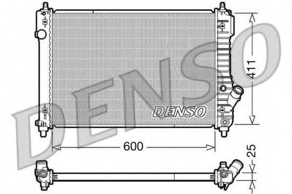 Imagine Radiator, racire motor DENSO DRM15004