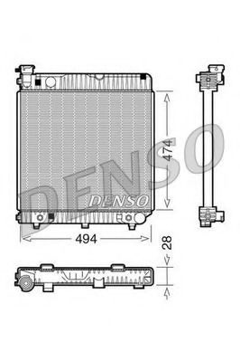 Imagine Radiator, racire motor DENSO DRM17002