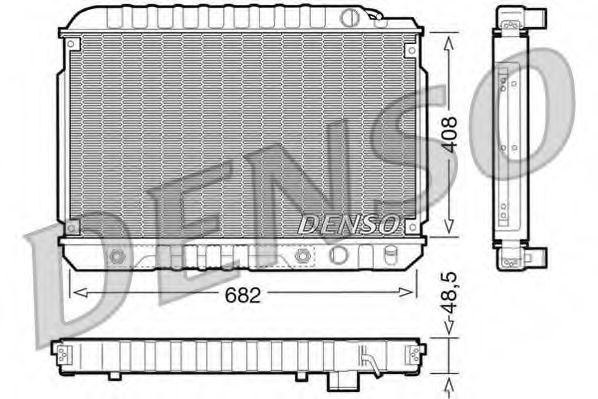 Imagine Radiator, racire motor DENSO DRM17003