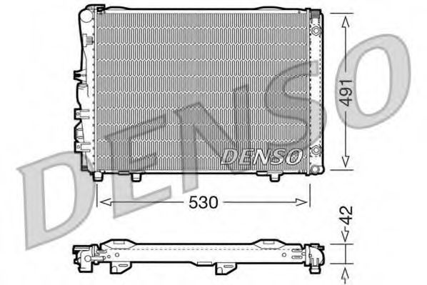 Imagine Radiator, racire motor DENSO DRM17030