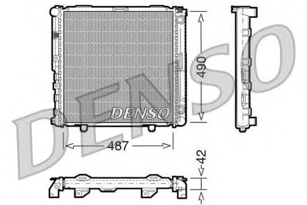 Imagine Radiator, racire motor DENSO DRM17031