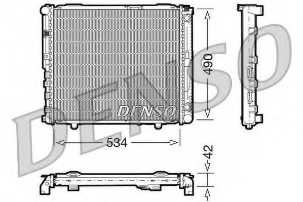 Imagine Radiator, racire motor DENSO DRM17032