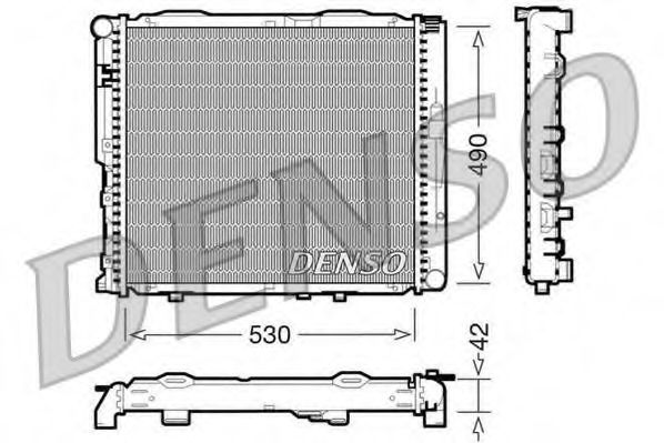 Imagine Radiator, racire motor DENSO DRM17034