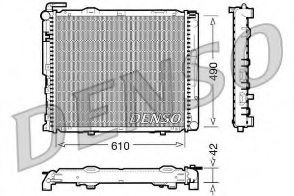 Imagine Radiator, racire motor DENSO DRM17035