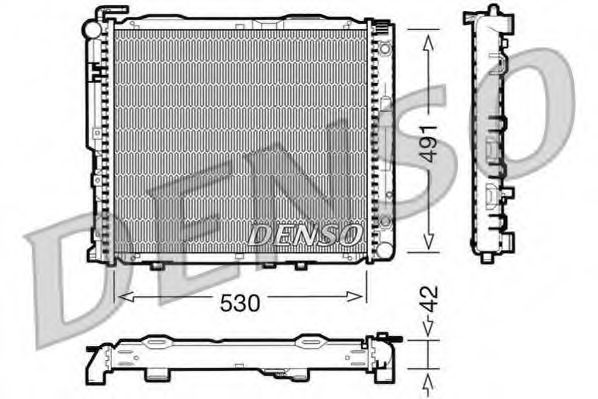 Imagine Radiator, racire motor DENSO DRM17037